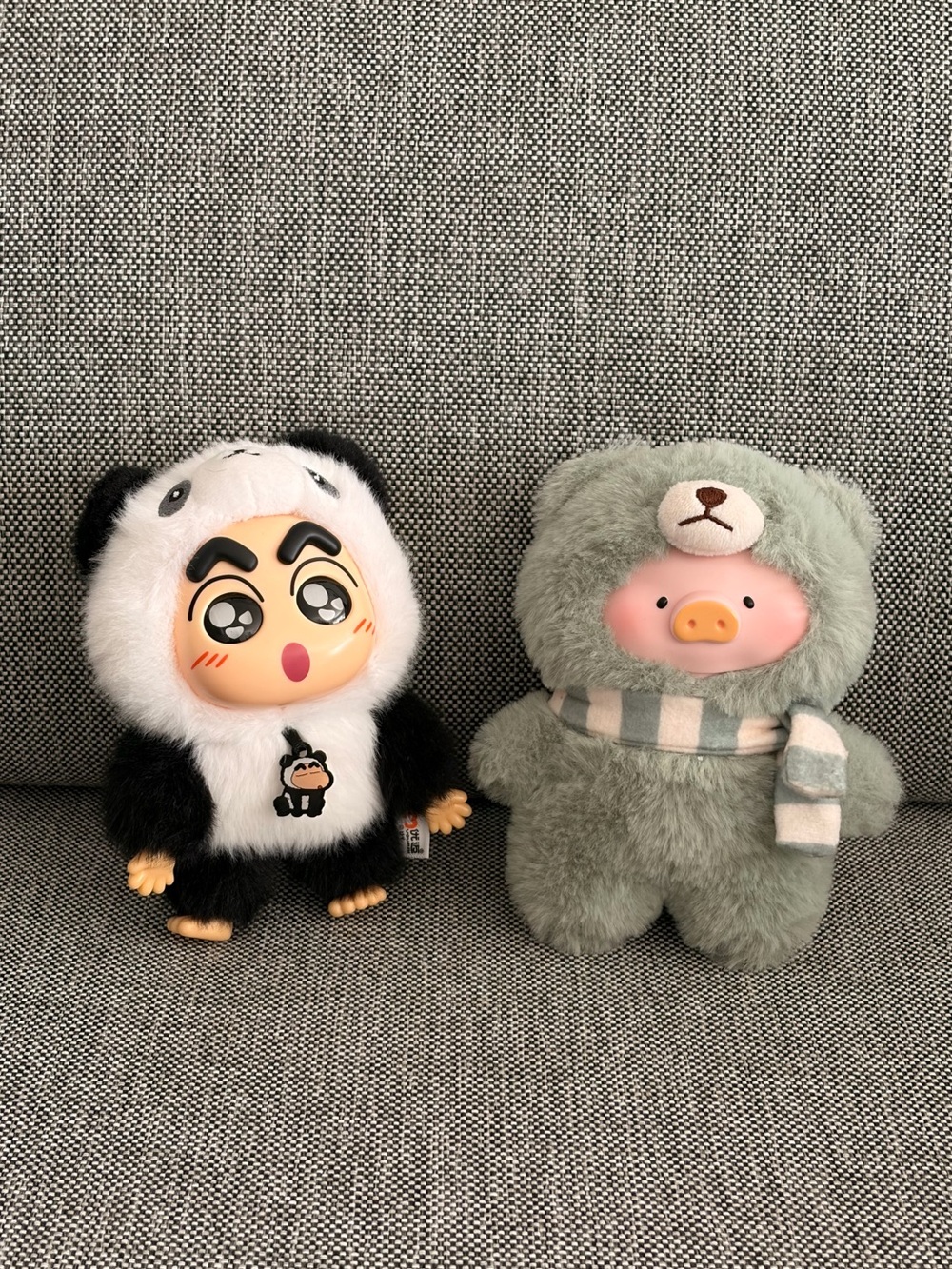 Shin-Chan and Lulu Piggy Plush Set